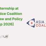 Online Internship at Asia Justice Coalition (AJC) [Law and Policy Internship 2026]