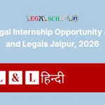 Paid Legal Internship Opportunity at Laws and Legals Jaipur, 2026