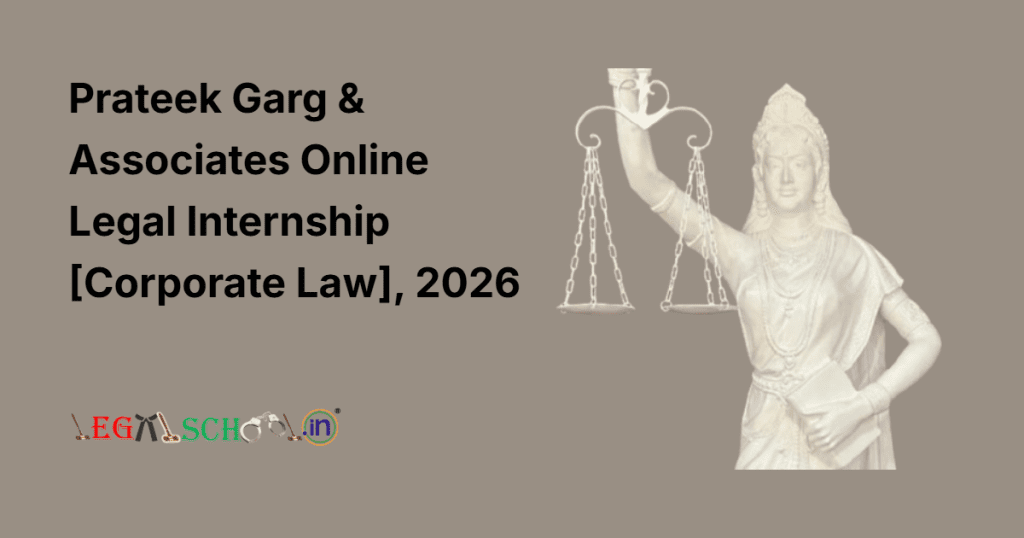 Prateek Garg & Associates Online Internship