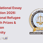 RGNUL National Essay Competition 2026 International Refugee Law, Cash Prizes & Publication Opportunity