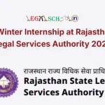 RSLSA Winter Internship Program at Rajasthan State Legal Services Authority 2026