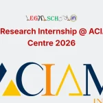 Remote Research Internship @ ACIAM ADR Centre 2026