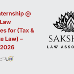 Sakshar Law Associates Online Internship