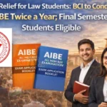 Major Relief for Law Students: BCI to Conduct AIBE Twice a Year; Final Semester Students Eligible