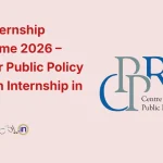 CPPR Internship Programme 2026 – Apply for Public Policy Research Internship in Kochi