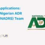 Call for Applications Join the Nigerian ADR Society (NADRS) Team 2026