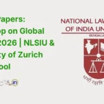 Call for Papers Workshop on Global Justice 2026 NLSIU & University of Zurich Law School