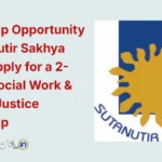 Internship Opportunity at Sutanutir Sakhya 2026 Apply for a 2-Month Social Work & Gender Justice Internship