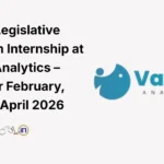 Legal & Legislative Research Internship at Varahe Analytics – Apply for February, March & April 2026