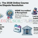 MSME Recognized, Online Course on ADR by Judicial Officer 2026, at LRA
