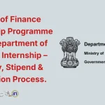Ministry of Finance Internship Programme 2026 Department of Revenue Internship 2026 – Eligibility, Stipend & Application Process