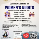 Online certificate course on women law | Dowry law and women rights in India