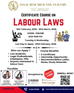 Online Certificate Course on Labour Laws 2026 | Learn Industrial Relations, Wages & Social Security Laws