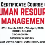 1 Month Online Certificate Course on HRM | Human recourses Management | Live + Recorded | LRA