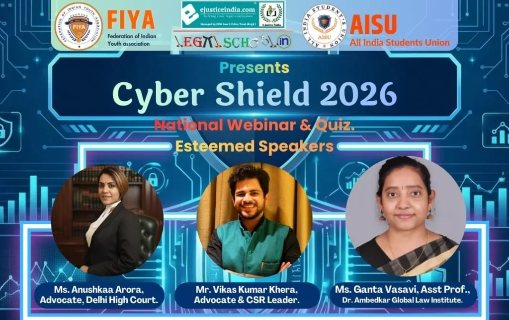 Cyber Shield 2026: National Webinar & Quiz on Cyber Law, Digital Safety and Cyber Security