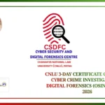 CNLU 3-Day Certificate Course on Cyber Crime Investigation & Digital Forensics (OSINT) – April 2026