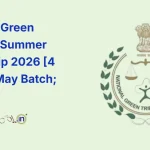 National Green Tribunal Summer Internship 2026 [4 weeks; May Batch; Delhi]