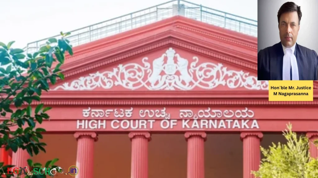 Law Clerk cum Research Assistant Vacancy Chambers of Justice M Nagaprasanna High Court of Karnataka, 2026