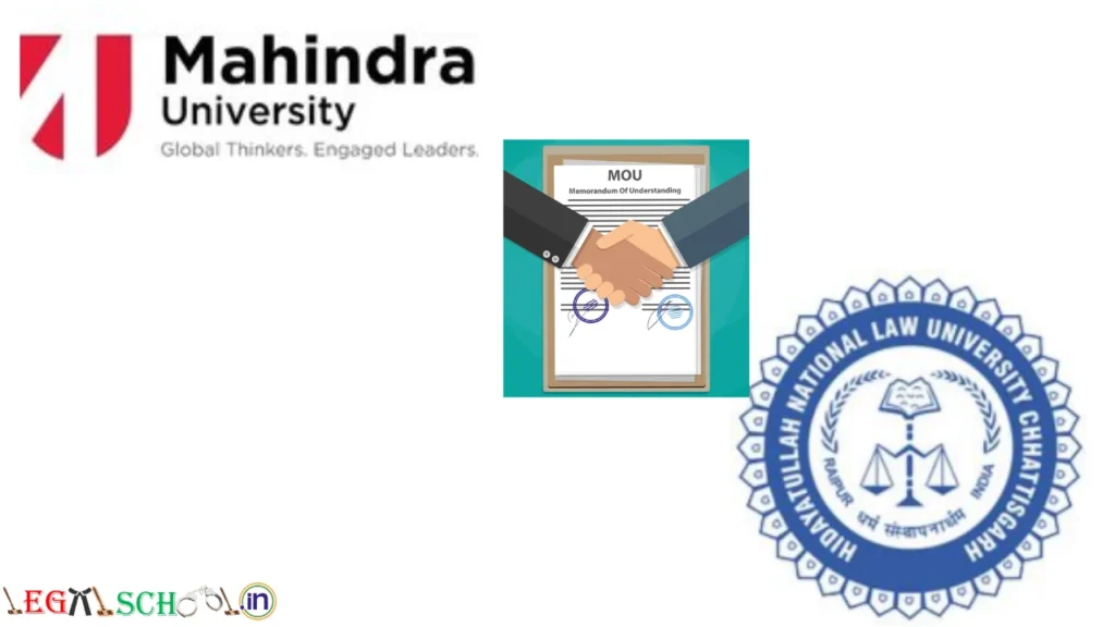 Mahindra University and HNLU Sign MoU to Boost Legal Education, Research, and Academic Collaboration, 2026