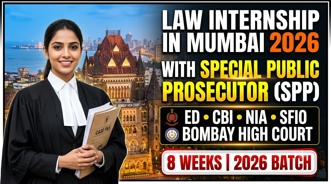 Law Internship in Mumbai with Special Public Prosecutor