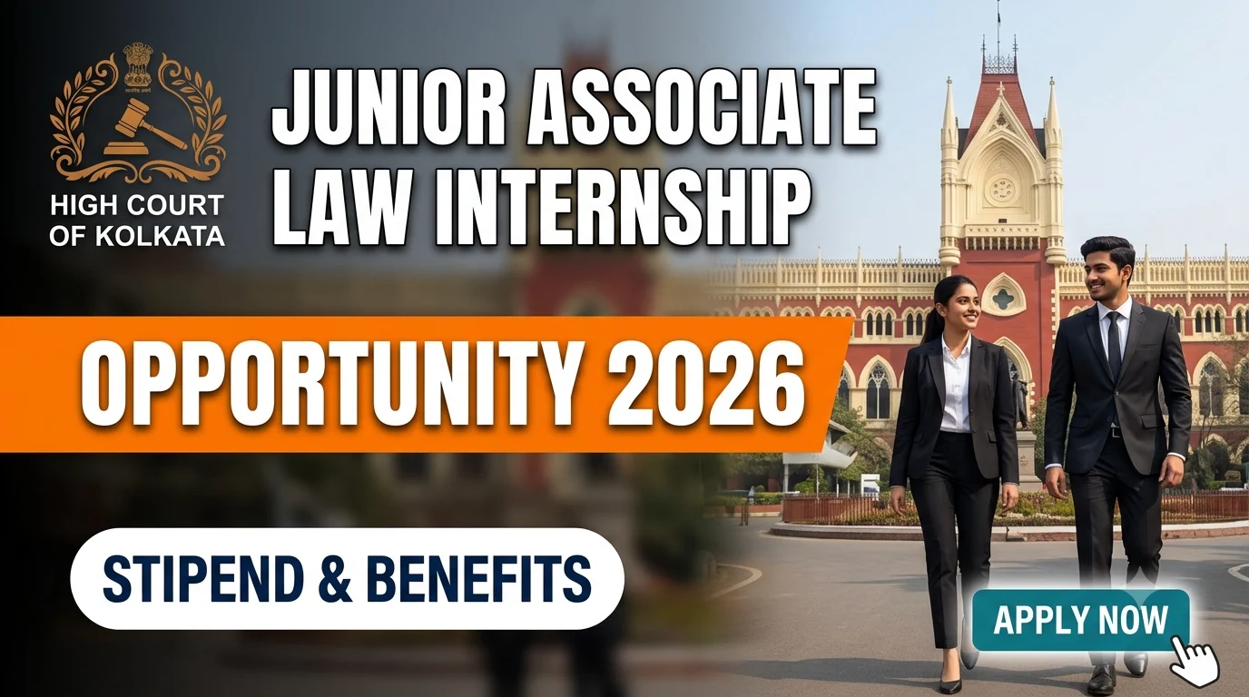 Junior Associate & Law Internship Opportunity in Kolkata High Court, 2026